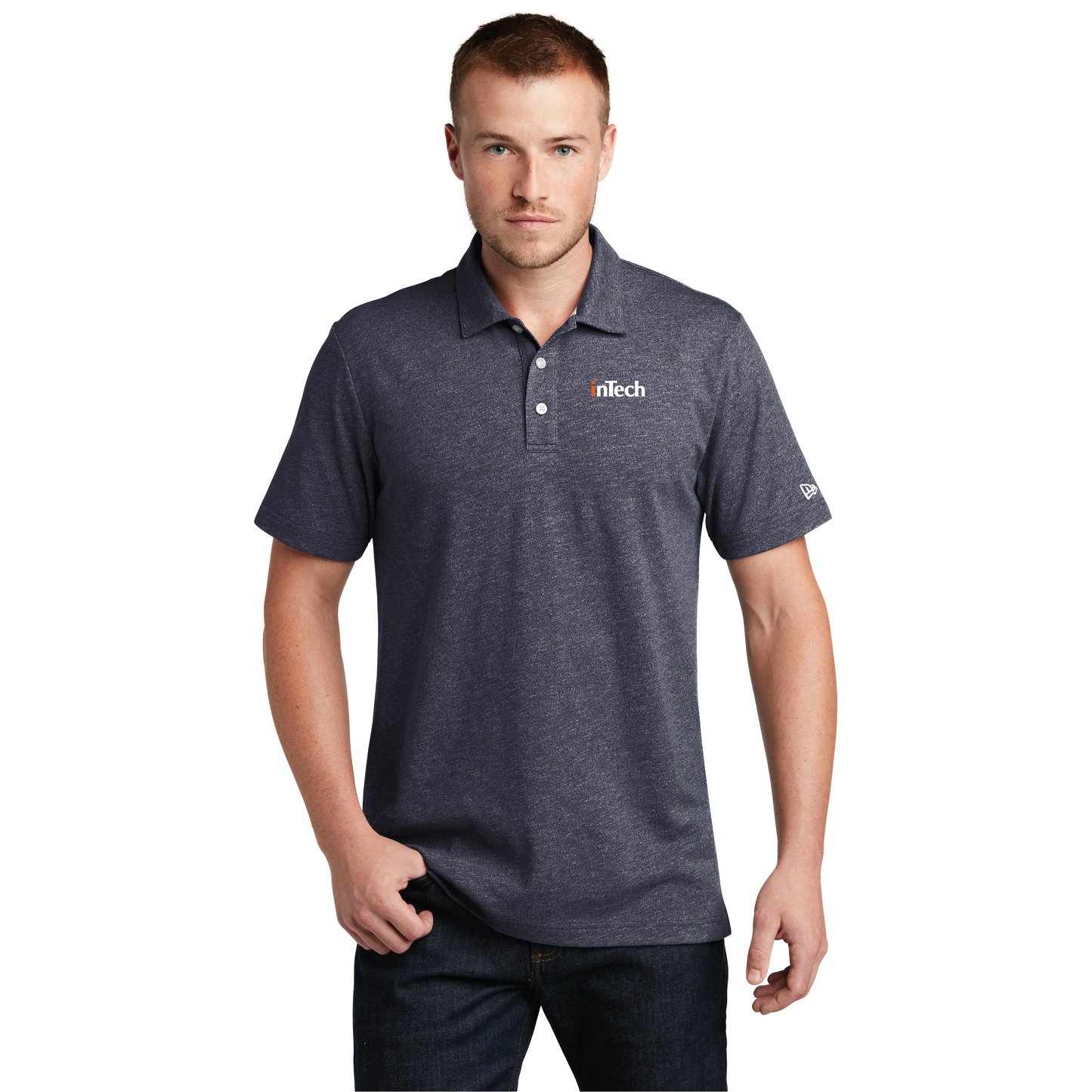 NEA301 New Era ® Slub Twist Polo