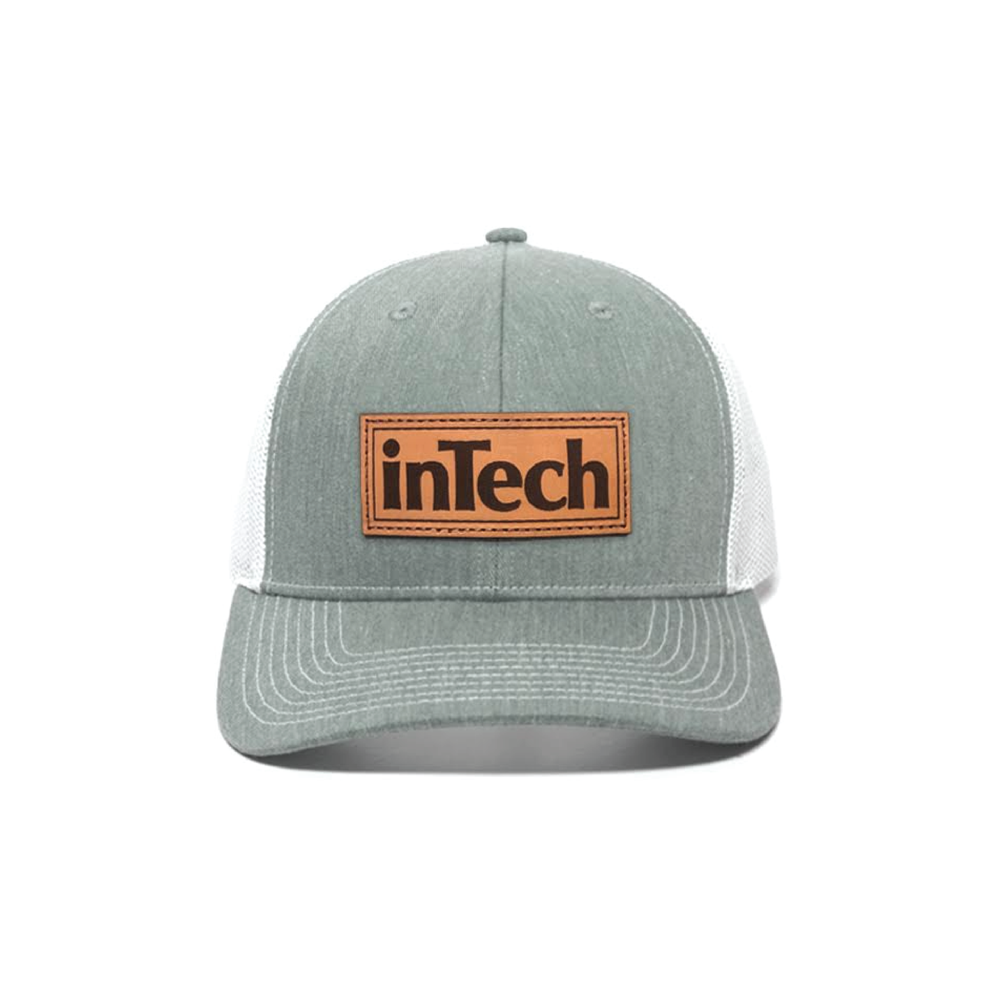 OC771 Heather Grey/White Adjustable Mesh Patch hat