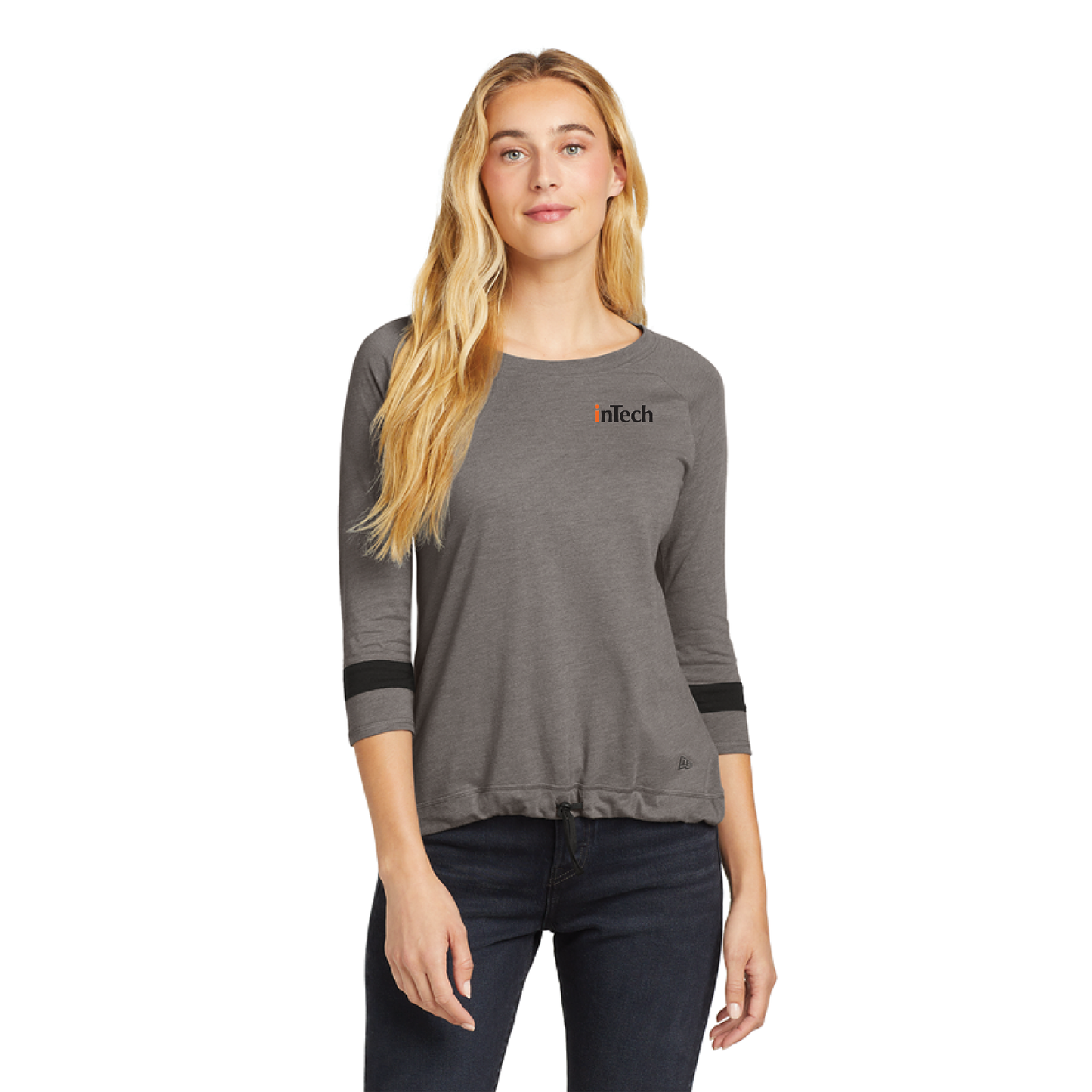 New Era® Women's Tri-Blend 3/4-Sleeve Tee
