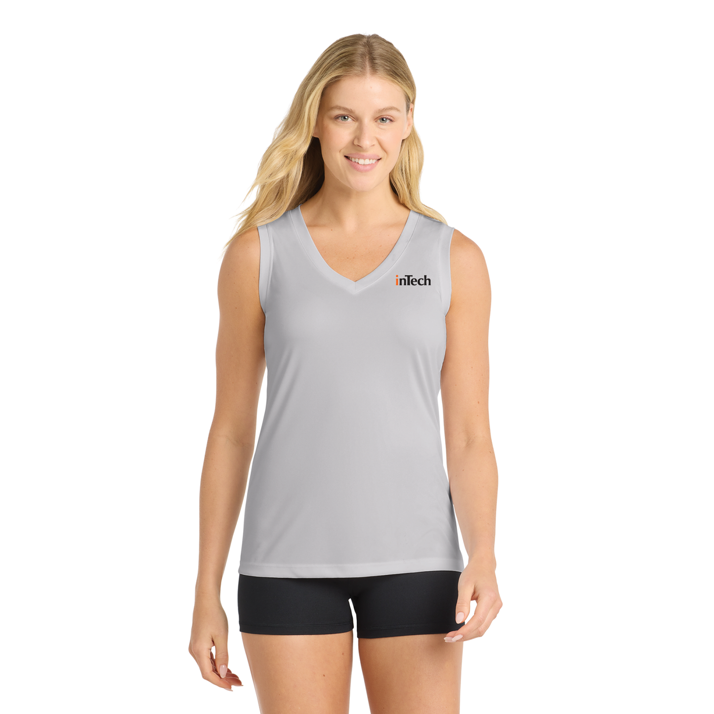 Sport-Tek® Women's Sleeveless PosiCharge® Competitor™ V-Neck Tee