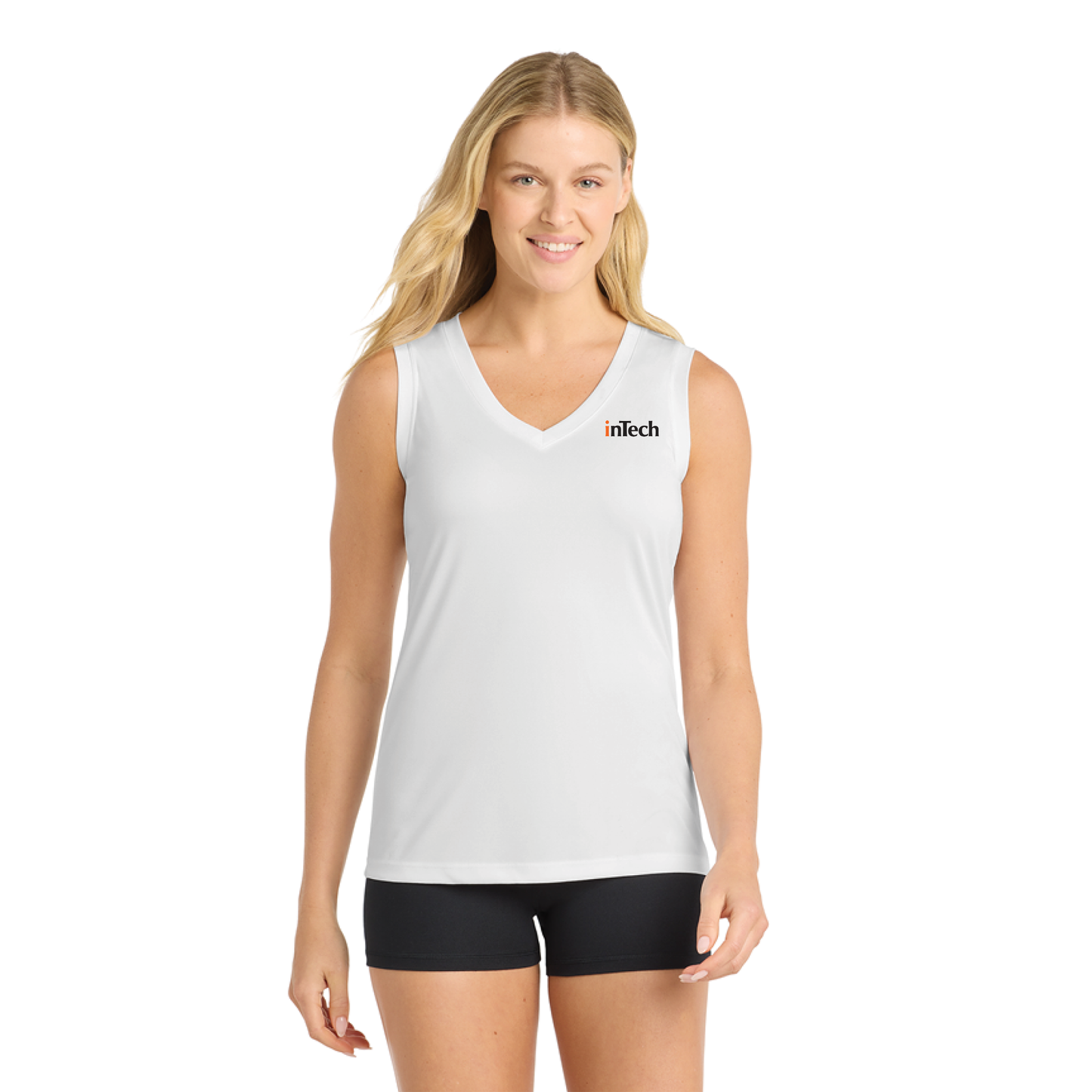 Sport-Tek® Women's Sleeveless PosiCharge® Competitor™ V-Neck Tee