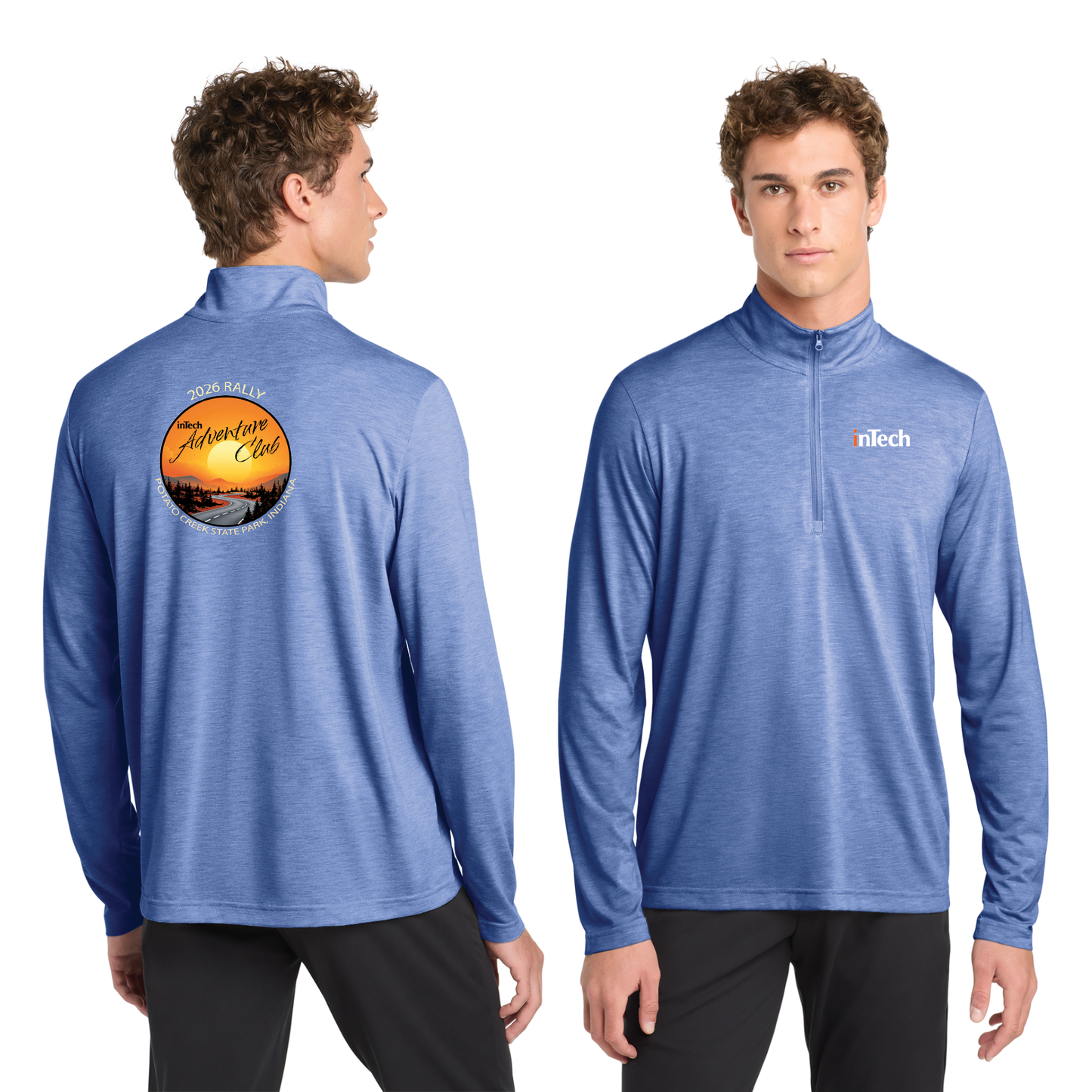 InTech 2026 Rally Men's Tri-Blend Wicking 1/4-Zip