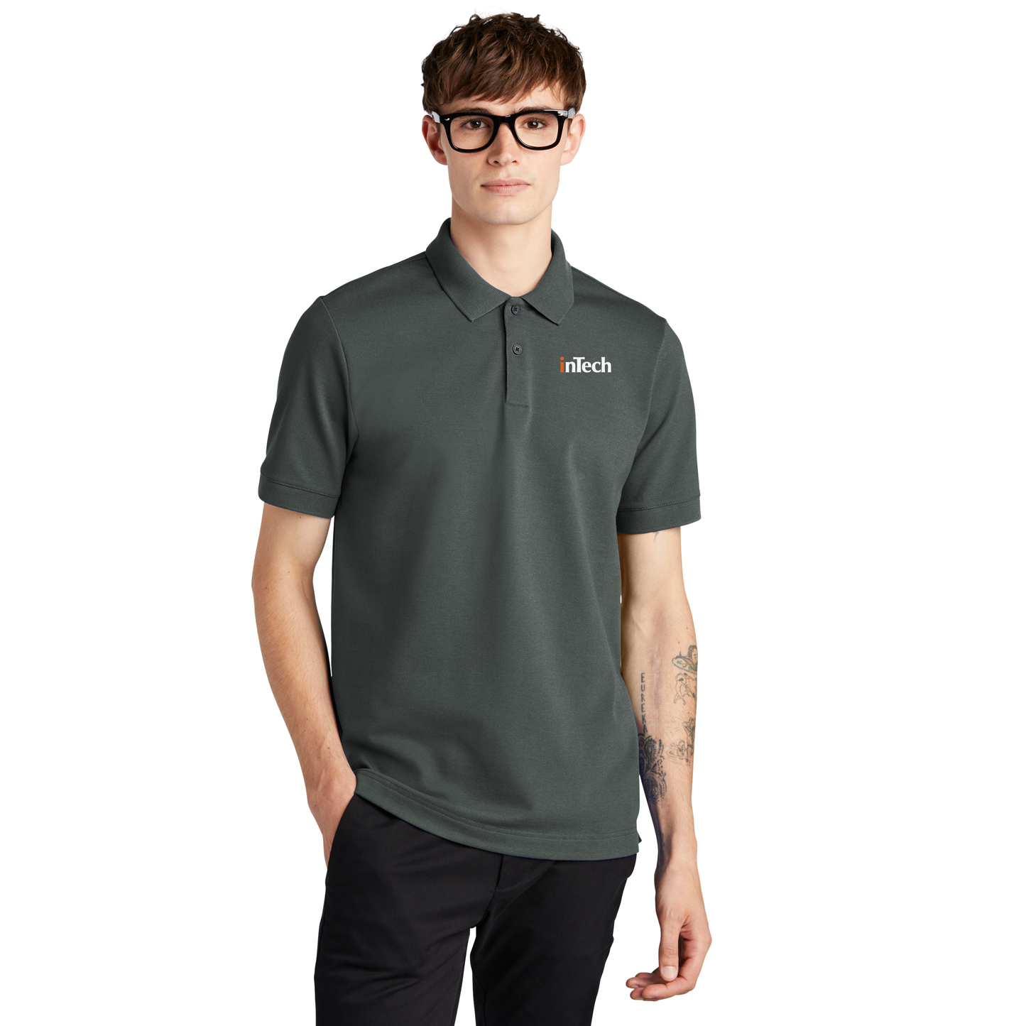 MM1000 Mercer+Mettle™ Stretch Heavyweight Pique Polo