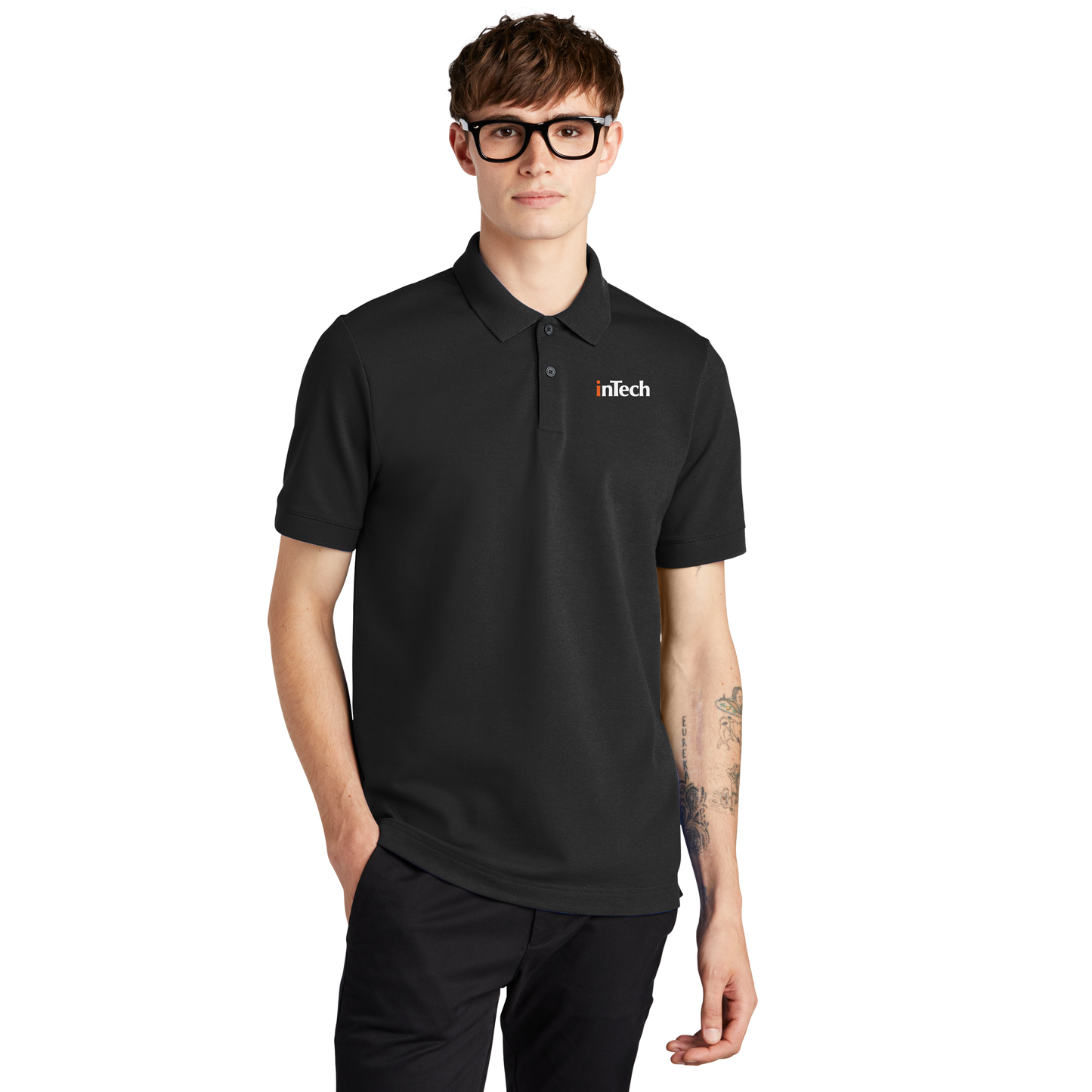 MM1000 Mercer+Mettle™ Stretch Heavyweight Pique Polo